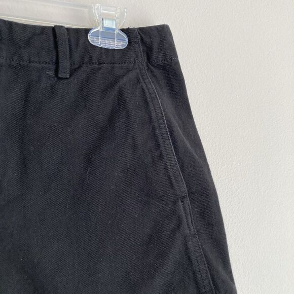 Uniqlo Womens Shorts 29 Waist Black Jean Denim High Waist Boyfriend Classic - Picture 4 of 10